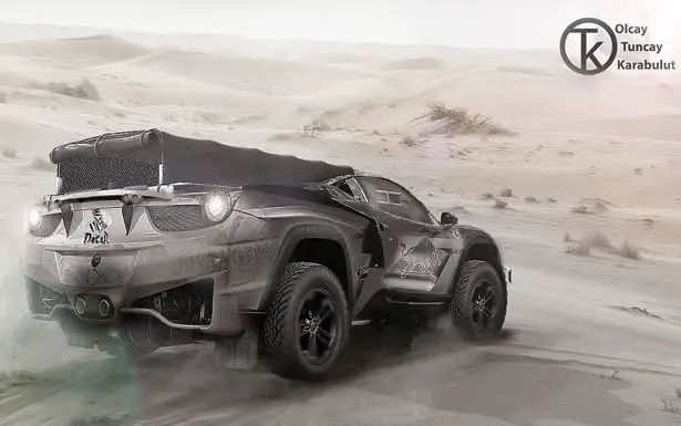 Ferrari Dakar 4x4 Rally Concept Vehicle for 2020 by Olcay Tuncay Karabulut