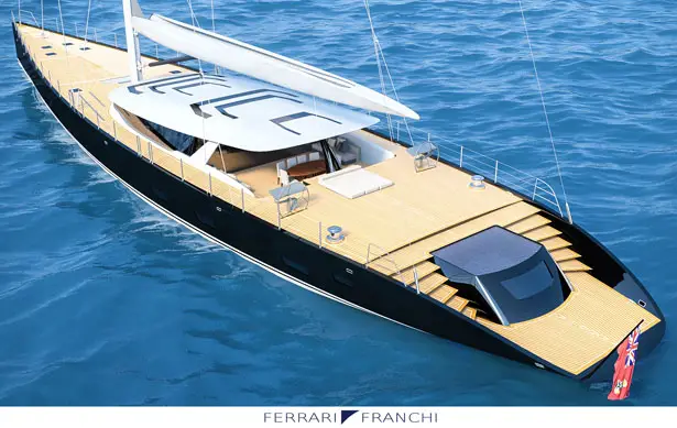 Ferrari Franchi 50m Sloop Features Modern Design with Innovative Reserve Bow