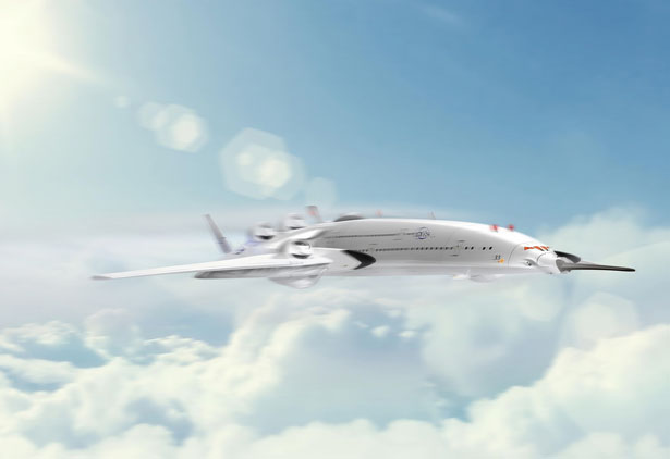 Flash Falcon (FF) : Futuristic Electric Supersonic Jet by Oscar Vinals