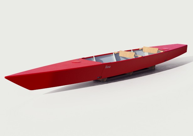 Fina Foldable Plywood Kayak by Cristina Borràs