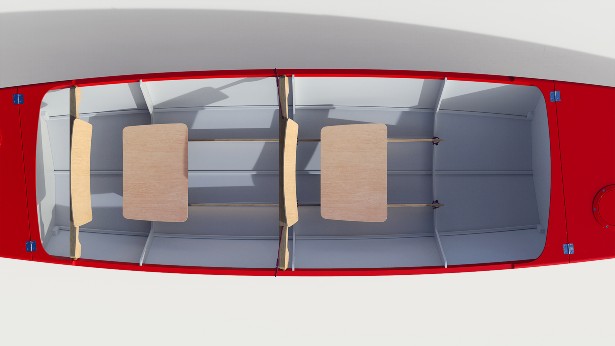 fina foldable plywood kayak to sail along the canals of