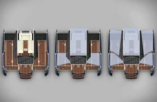 FINES Foldable Multi Hull Boat by Formquadrat