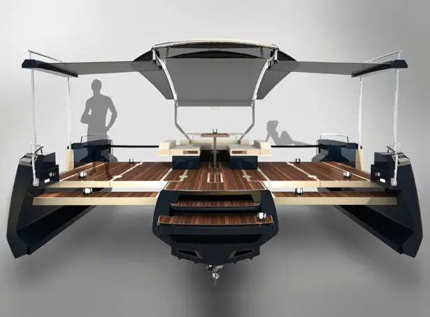 FINES Foldable Multi Hull Boat by Formquadrat