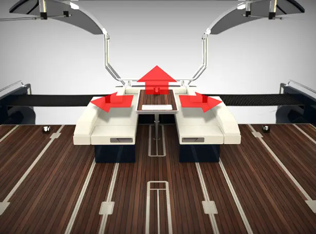 FINES Foldable Multi Hull Boat by Formquadrat