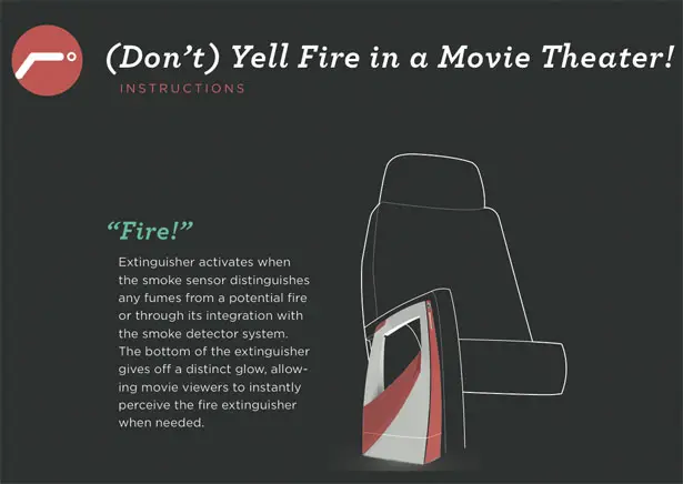 Fire Extinguisher for Movie Theater