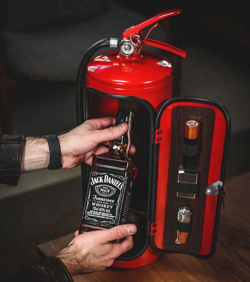 Cool Fire Extinguisher Mini Bar