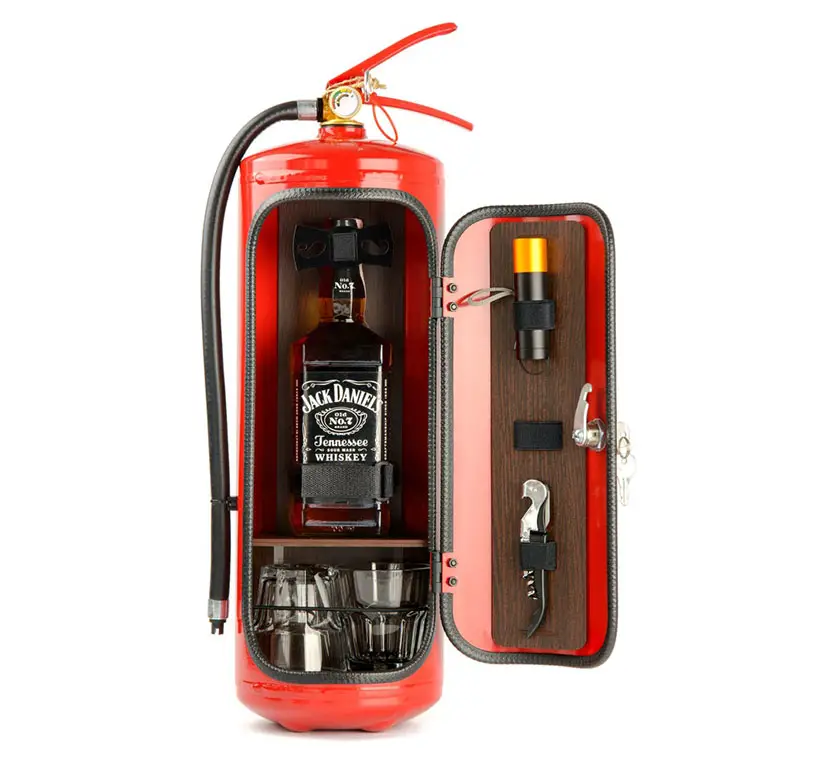 Cool Fire Extinguisher Mini Bar