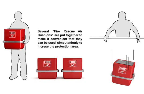 Fire Rescue Air Cushion by Hao Zhang Haoyu, Ye Yiqing Shen, and Ruoqiong Wang