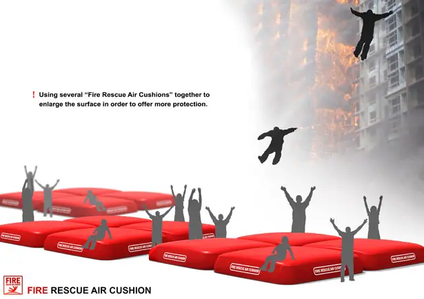 Fire Rescue Air Cushion For Better High-Rise Building Rescue System In The Event of Fire