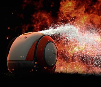 Fireball Automatic Fire Extinguisher Concept by Jae Young Kim