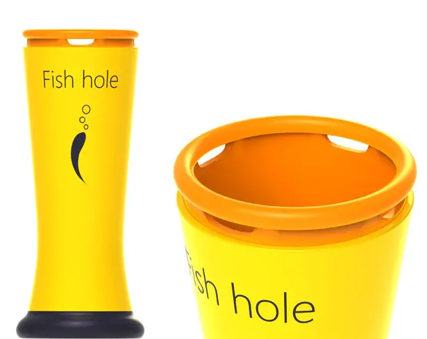 Fish Hole Creates Safe Ice Hole In Frozen Lakes or Ponds