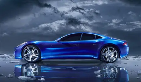 fisker karma futuristic hybrid car concept