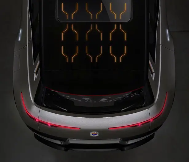 Fisker Ocean Electric SUV with Solar Panels Roof