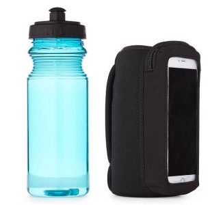 Fitness Bottle with Phone Holding Sleeve for Your Outdoor Workout