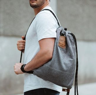 Flak Sack : Slash-Resistant Drawstring Backpack with Water Repellent Coating