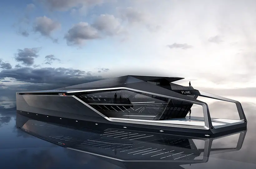 Flame 230-Foot Superyacht Concept by Centrostiledesign