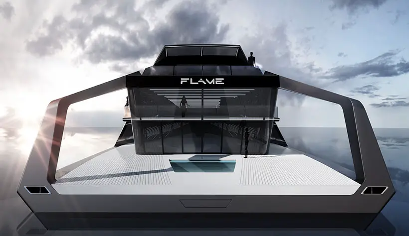 Flame 230-Foot Superyacht Concept by Centrostiledesign