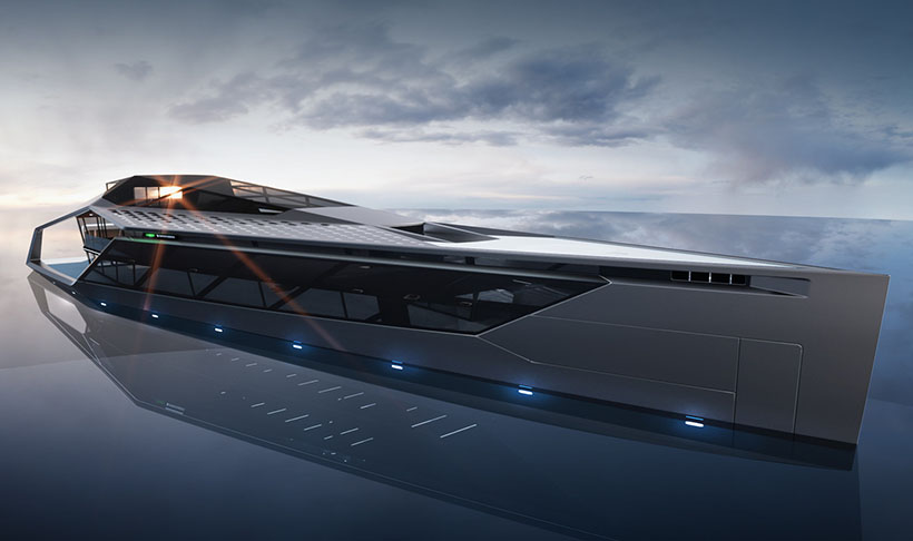Flame 230-Foot Superyacht Concept by Centrostiledesign