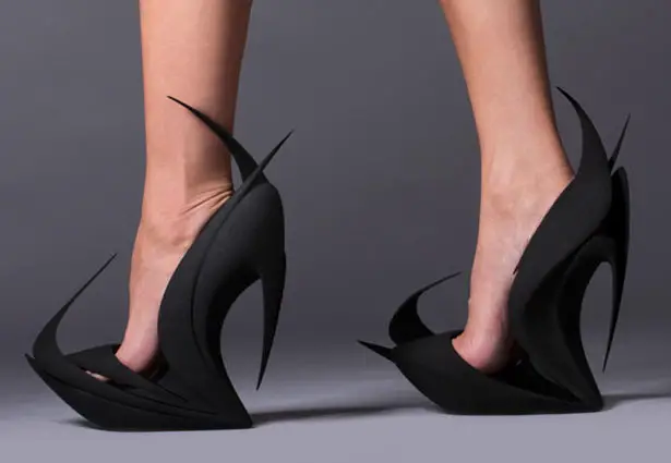 Flames Shoes by Zaha Hadid