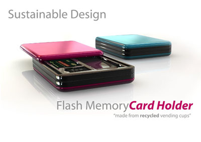 flash memory card holder