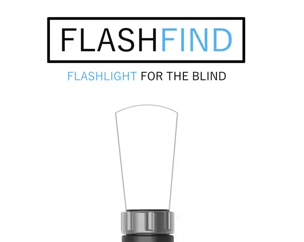 FLASHFIND: Flashlight Designed Specially for Blind People by Mohsen Darvish