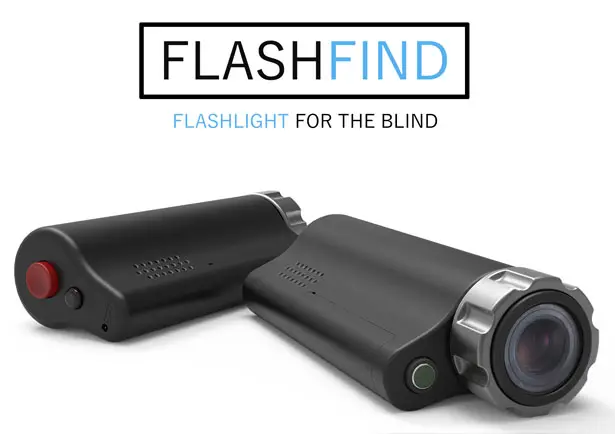FLASHFIND: Flashlight Designed Specially for Blind People by Mohsen Darvish