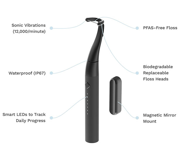 Flaüs Eco-Friendly Electric Flosser