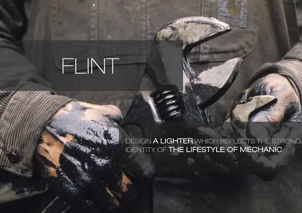 FLINT Cigarette Lighter by Sumedh Vartak