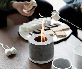 FLKR Fire The Original Tabletop Fireplace Brings Cozy Ambiance of Flame Anywhere