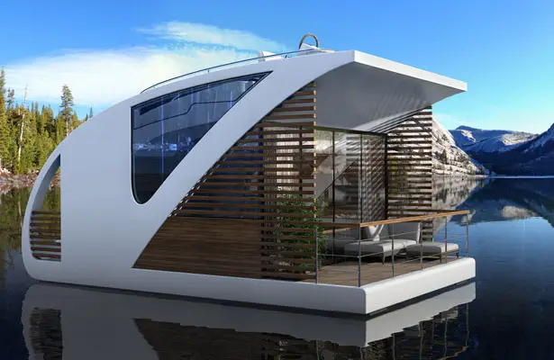 Floating Hotel with Catamaran-apartments by Salt & Water