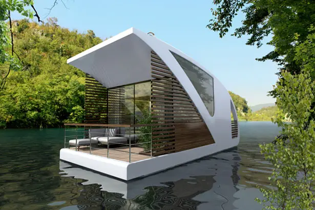 Floating Hotel with Catamaran-apartments by Salt & Water