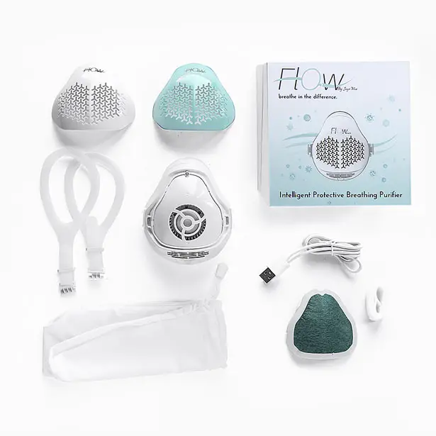 FLOW Electronic HEPA Filtered Face Mask