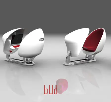 Flower Bud : Modern Adjustable Computer Workstation Concept