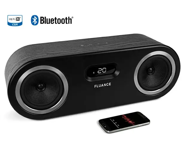 Fluance Fi50 Two-Way High Performance Wireless Bluetooth Speaker