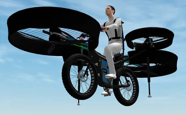 Amazing Futuristic Design Concept : Flying Bike by DesignYourDreams