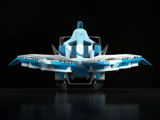 FlyKart2 Futuristic Flying Vehicle by Trek Aerospace