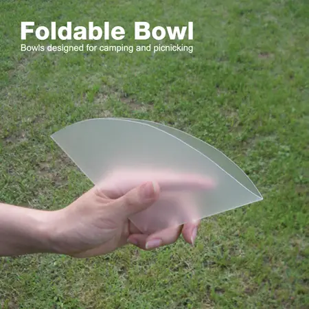 Foldable Bowl for Camping and Picnic