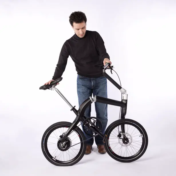 Foldable Carbon Fiber Bicycle by Boonen Design Studio