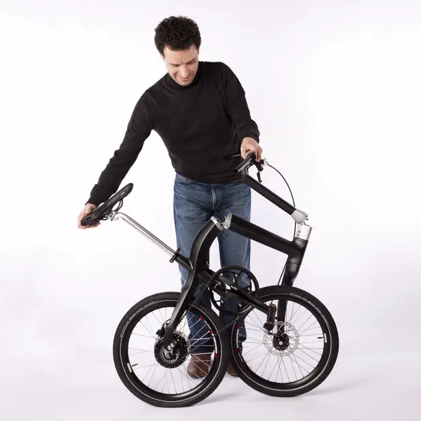 Foldable Carbon Fiber Bicycle by Boonen Design Studio