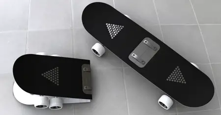 foldable skateboard concept