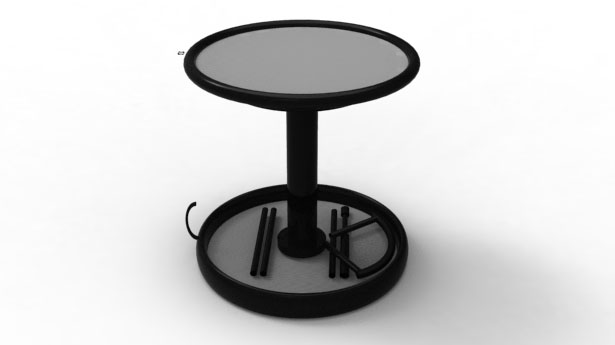 Foldable and Compact Table and Chair for Traveling by Arun Paul