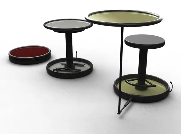 Foldable and Compact Table and Chair for Traveling by Arun Paul
