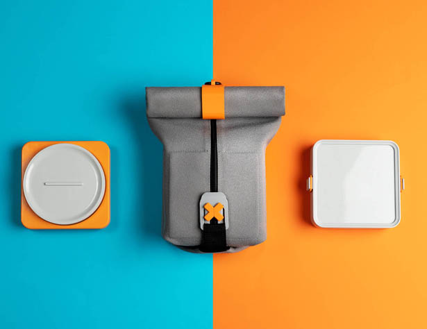 FoldEat - Cool, Portable Lunchbox Unfolds Into an Eating Mat Set