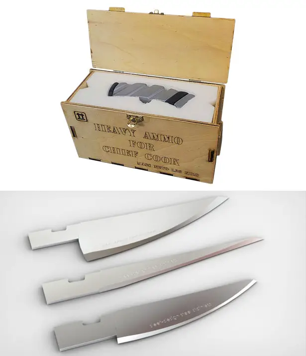 Folding Knife With A Sharpener by Yevgeny Shaposhnikov