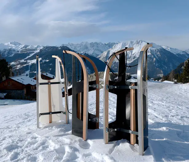 Folding Sled by Max Frommeld & Arno Mathies