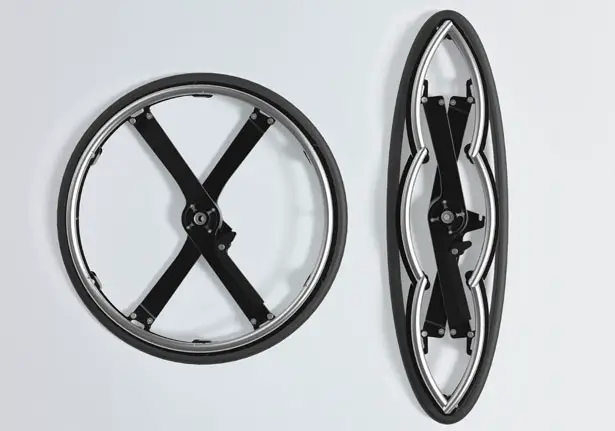 Folding Wheel Concept by Vitamins Design