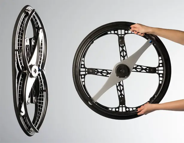 Folding Wheel Concept by Vitamins Design