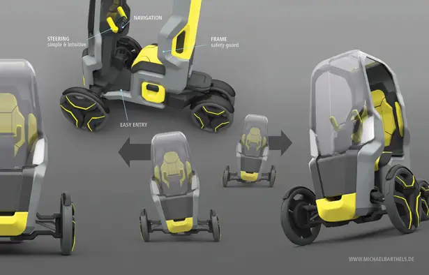 Follow Me Mobility Concept for Postal Delivery Services by Michael Barthels