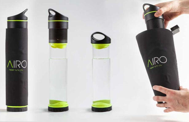 Fontus Self-Filling Water Bottle : You Will Never Run Out of Water