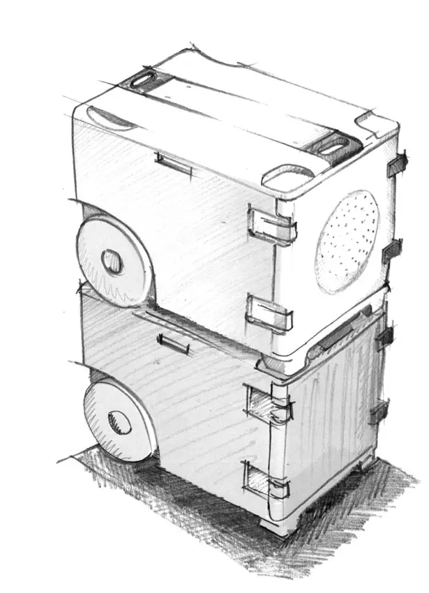 Food Carriage System for Street Markets